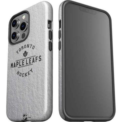 NHL Toronto Maple Leafs Black Text iPhone 14 Pro Impact Case