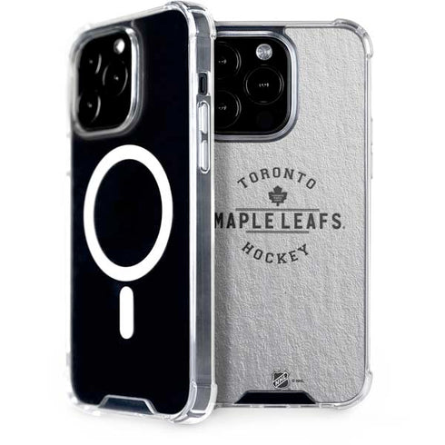 NHL Toronto Maple Leafs Black Text iPhone 15 Pro MagSafe Case