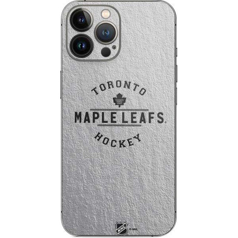 NHL Toronto Maple Leafs Black Text iPhone 14 Pro Max Skin