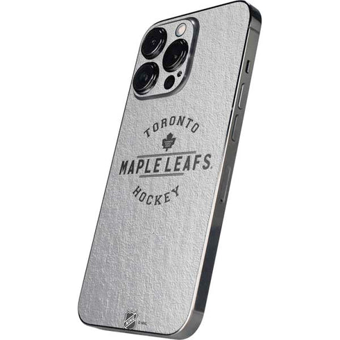 NHL Toronto Maple Leafs Black Text iPhone 14 Pro Skin