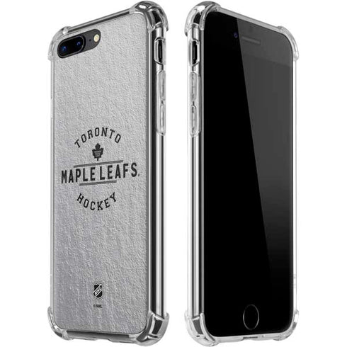 NHL Toronto Maple Leafs Black Text iPhone 7/8 Plus Clear Case