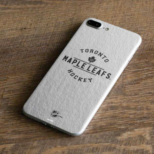 NHL Toronto Maple Leafs Black Text iPhone 8 Plus Skin