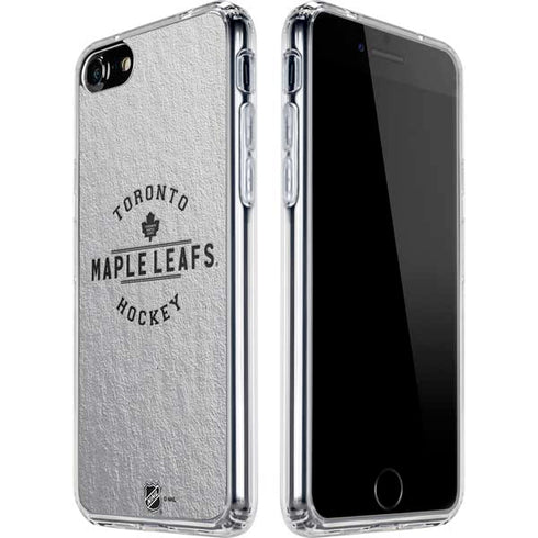 NHL Toronto Maple Leafs Black Text iPhone SE (2nd & 3rd Gen) Clear Case