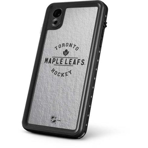 NHL Toronto Maple Leafs Black Text iPhone XR Waterproof Case