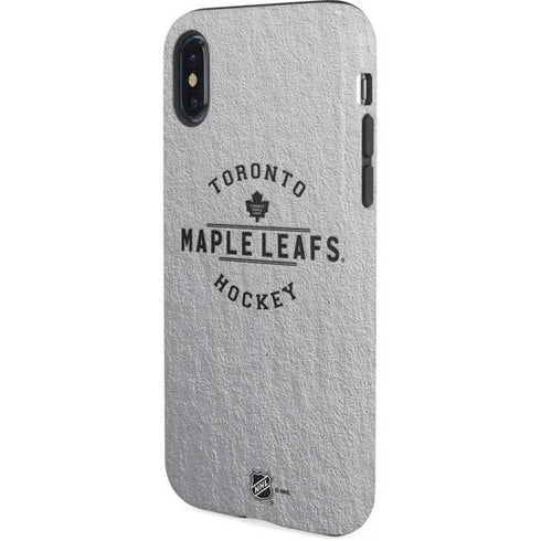 NHL Toronto Maple Leafs Black Text iPhone XS Pro Case
