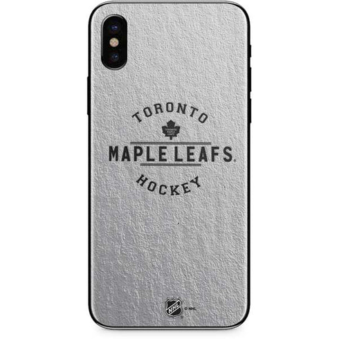 NHL Toronto Maple Leafs Black Text iPhone XS Skin