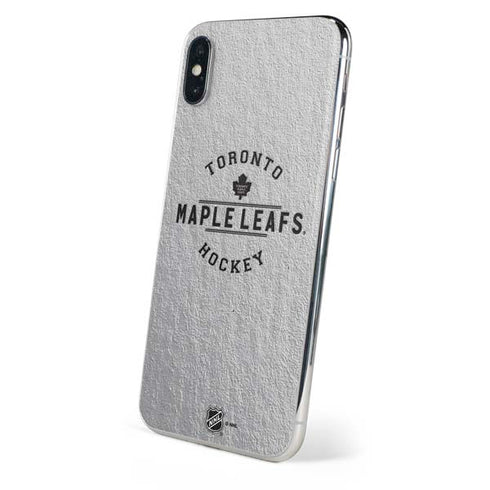 NHL Toronto Maple Leafs Black Text iPhone XS Skin