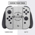 NHL Toronto Maple Leafs Black Text Nintendo Switch Bundle Skin