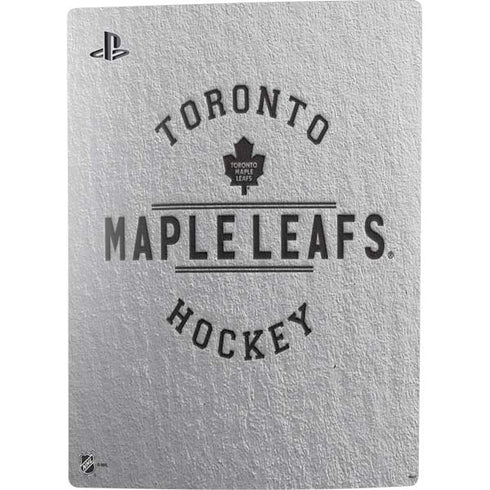 NHL Toronto Maple Leafs Black Text PS5 Bundle Skin