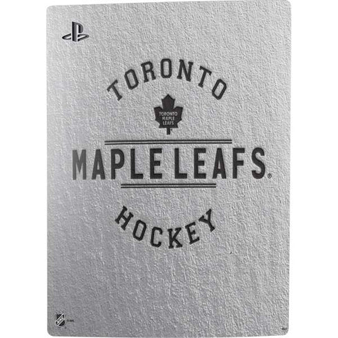 NHL Toronto Maple Leafs Black Text PS5 Digital Edition Bundle Skin