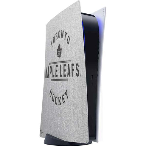 NHL Toronto Maple Leafs Black Text PS5 Digital Edition Console Skin