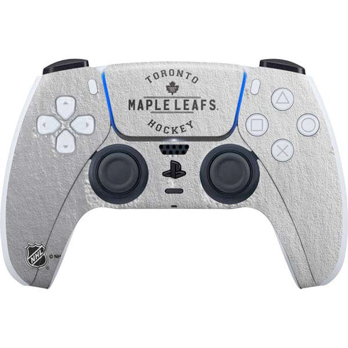 NHL Toronto Maple Leafs Black Text PS5 Controller Skin