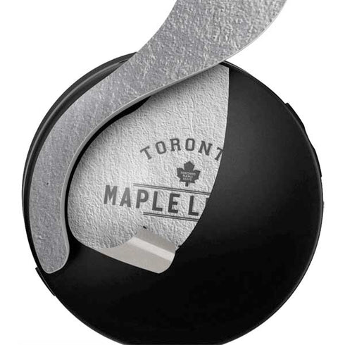 NHL Toronto Maple Leafs Black Text PULSE 3D Wireless Headset for PS5 Skin