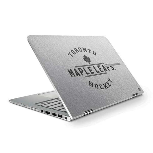NHL Toronto Maple Leafs Black Text HP Spectre Skin