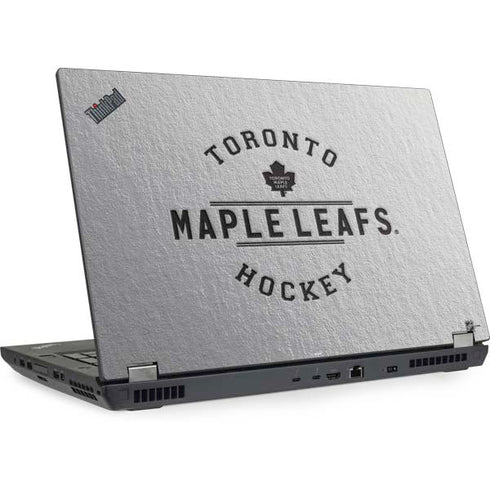 NHL Toronto Maple Leafs Black Text Lenovo ThinkPad Skin