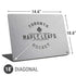 NHL Toronto Maple Leafs Black Text Universal Laptop 18in (14.6 x 10.6in) Skin