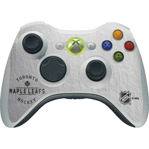 NHL Toronto Maple Leafs Black Text Xbox 360 Wireless Controller Skin