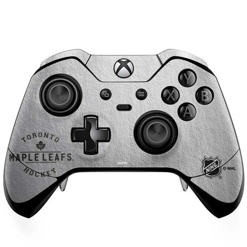 NHL Toronto Maple Leafs Black Text Xbox One Elite Controller Skin