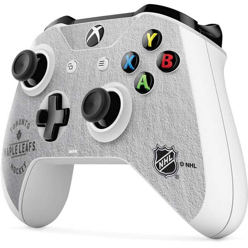 NHL Toronto Maple Leafs Black Text Xbox One S Controller Skin