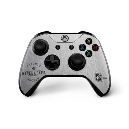 NHL Toronto Maple Leafs Black Text Xbox One X Bundle Skin