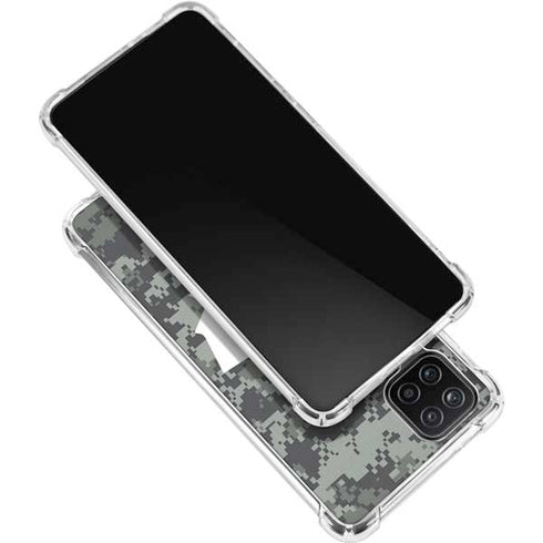 NHL Toronto Maple Leafs Camo Galaxy A12 Clear Case