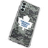 NHL Toronto Maple Leafs Camo Galaxy A13 5G Clear Case