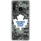 NHL Toronto Maple Leafs Camo Galaxy A21 Clear Case