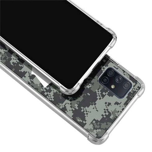 NHL Toronto Maple Leafs Camo Galaxy A71 5G Clear Case