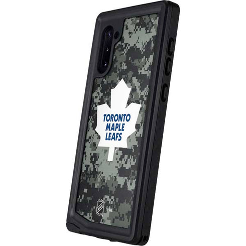 NHL Toronto Maple Leafs Camo Galaxy Note 10 Waterproof Case