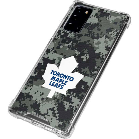NHL Toronto Maple Leafs Camo Galaxy Note20 5G Clear Case