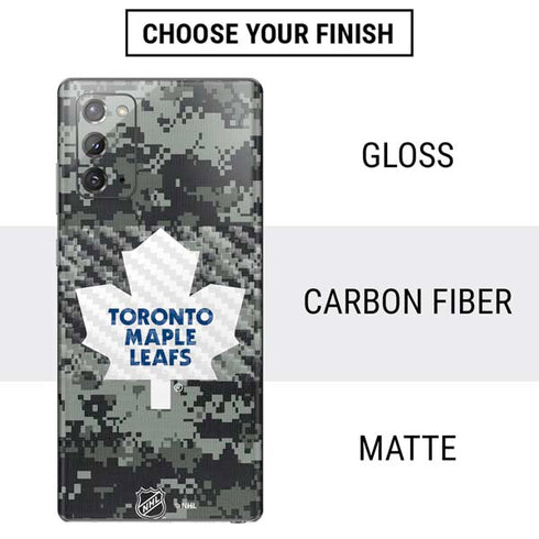 NHL Toronto Maple Leafs Camo Galaxy Note20 5G Skin