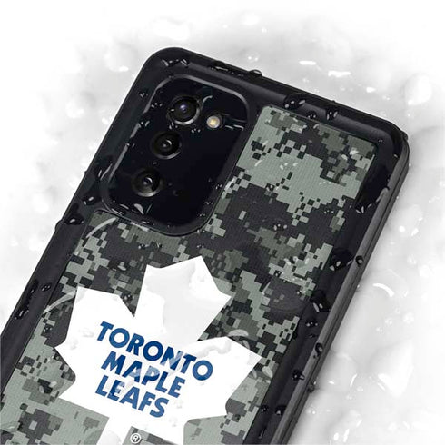 NHL Toronto Maple Leafs Camo Galaxy Note20 5G Waterproof Case