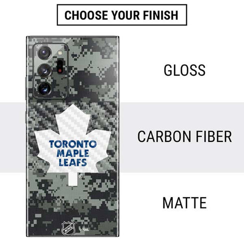 NHL Toronto Maple Leafs Camo Galaxy Note20 Ultra 5G Skin