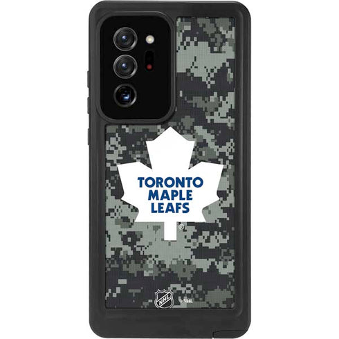 NHL Toronto Maple Leafs Camo Galaxy Note20 Ultra 5G Waterproof Case