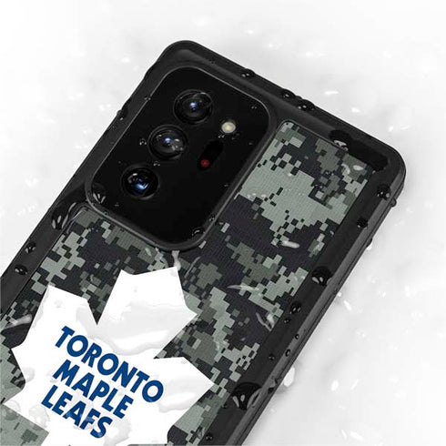 NHL Toronto Maple Leafs Camo Galaxy Note20 Ultra 5G Waterproof Case