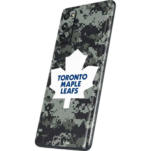 NHL Toronto Maple Leafs Camo Galaxy S20 Fan Edition Skin
