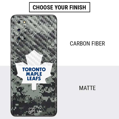 NHL Toronto Maple Leafs Camo Galaxy S20 Skin
