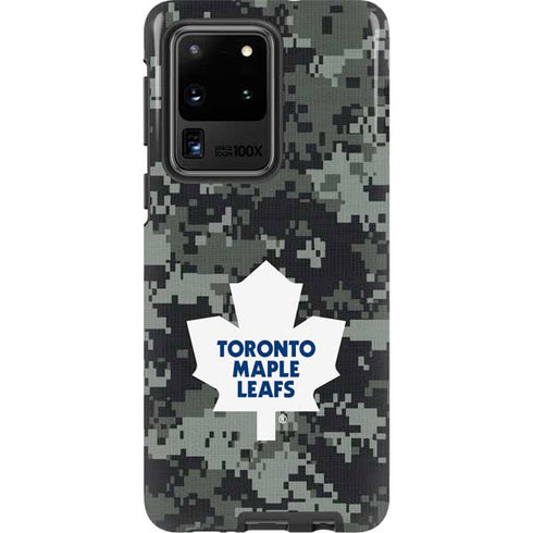 NHL Toronto Maple Leafs Camo Galaxy S20 Ultra 5G Pro Case