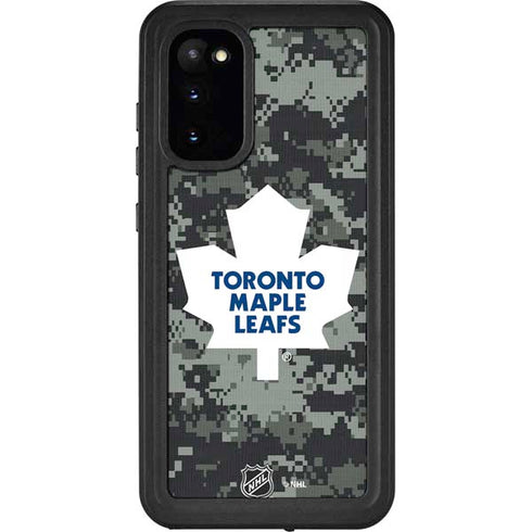 NHL Toronto Maple Leafs Camo Galaxy S20 Waterproof Case