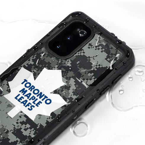 NHL Toronto Maple Leafs Camo Galaxy S20 Waterproof Case