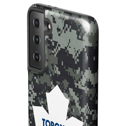 NHL Toronto Maple Leafs Camo Galaxy S21 FE Pro Case