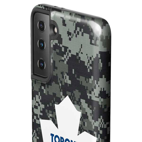 NHL Toronto Maple Leafs Camo Galaxy S21 Plus 5G Pro Case