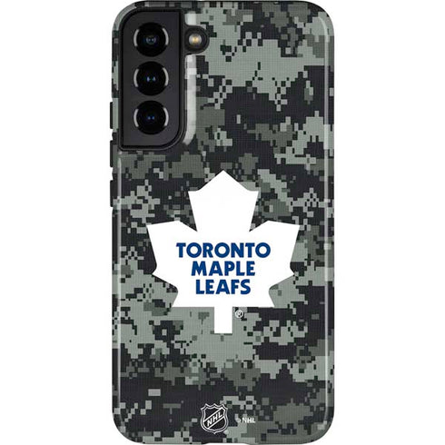 NHL Toronto Maple Leafs Camo Galaxy S22 Plus Pro Case