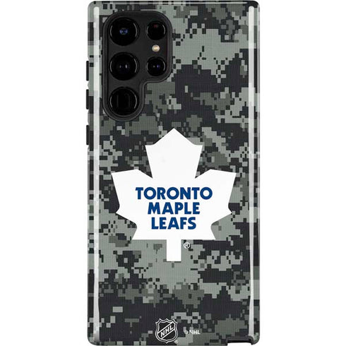 NHL Toronto Maple Leafs Camo Galaxy S22 Ultra Pro Case