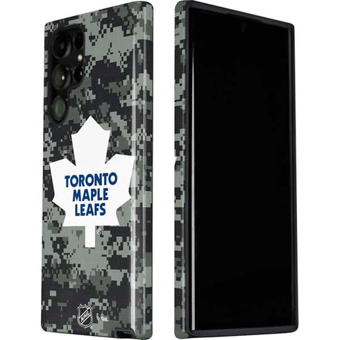 NHL Toronto Maple Leafs Camo Galaxy S22 Ultra Pro Case