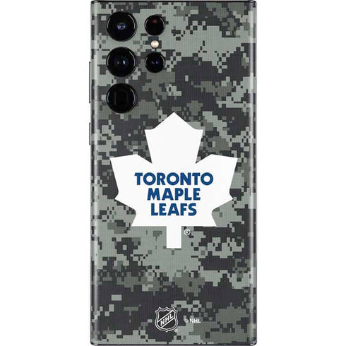 NHL Toronto Maple Leafs Camo Galaxy S22 Ultra Skin