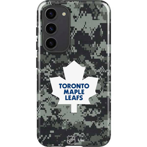 NHL Toronto Maple Leafs Camo Galaxy S23 Plus Pro Case