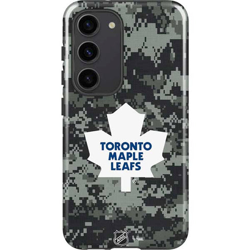 NHL Toronto Maple Leafs Camo Galaxy S23 Pro Case