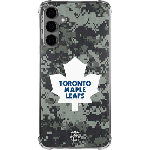 NHL Toronto Maple Leafs Camo Galaxy S24 Plus Clear Case