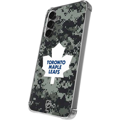 NHL Toronto Maple Leafs Camo Galaxy S24 Plus Clear Case